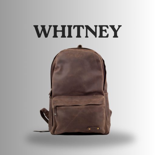 Kael Leather Goods Leather Backpack Whitney Series