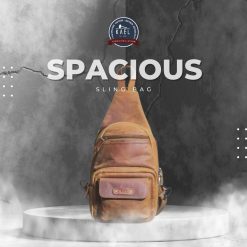 Kael Leather Goods Leather Sling Bag Spacious Series