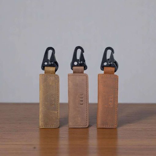 Kael Leather Goods Leather Keychain Gorilla Mini Series - Image 2