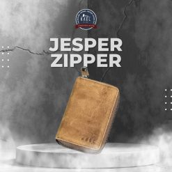 Kael Leather Goods Leather Keychain Jasper Zipper Series