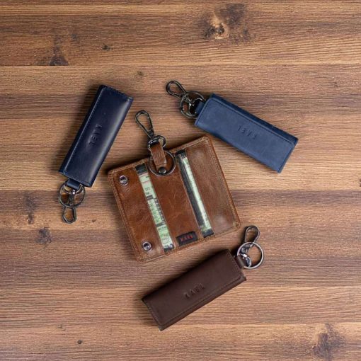 Kael Leather Goods Leather Keychain Jasper Mini Series - Image 2