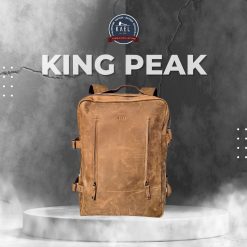 Kael Leather Goods Leather Backpack Kingpeak Series