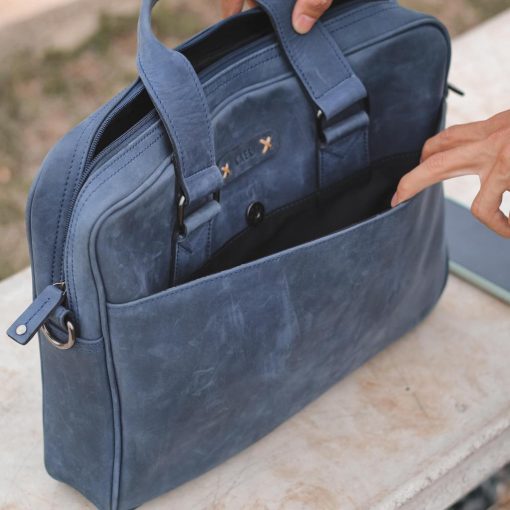 Kael Leather Goods Leather Messenger Bag Pueblo Series - Image 3