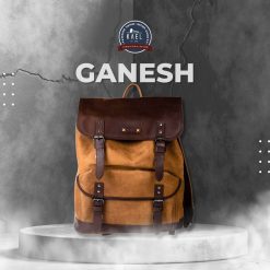 Kael Leather Goods Leather Backpack Ganesh Series