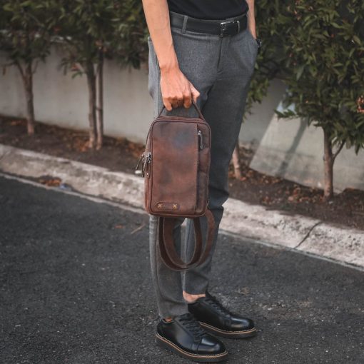 Kael Leather Goods Leather Sling Bag Pearland Series - Image 3