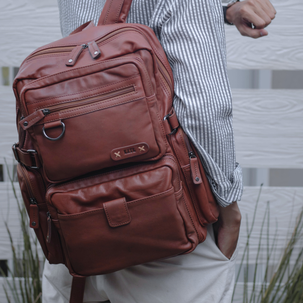 Tas Ransel Kulit Dari Kael Leather Goods Untuk Tampilan Stylish Dan Keren