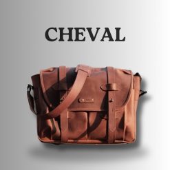 Kael Leather Goods Leather Messenger Bag Cheval Series