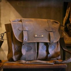 Alternative view of Kael Leather Goods Leather Messenger Bag Cheval Series
