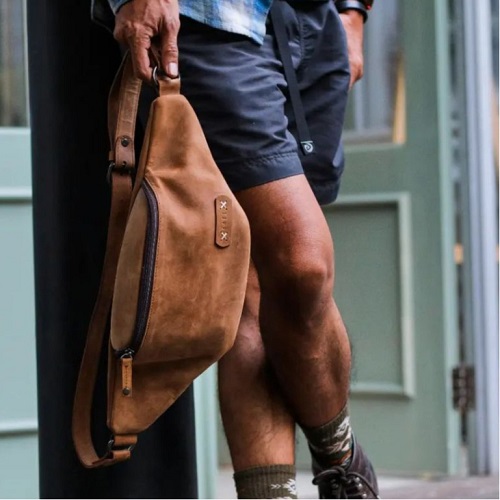 Kael Leather Goods Leather Waist Bag Portland Series - Image 3