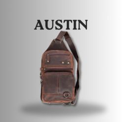 Kael Leather Goods Leather Sling Bag Austin Series