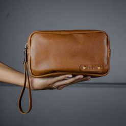 Alternative view of Kael Leather Goods Leather Hand Bag Cherokee Double Series