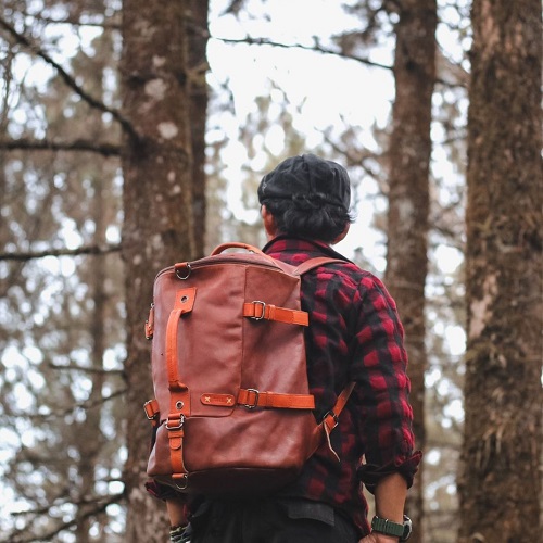 Kael Leather Goods Leather Duffle Bag Hunter Series - Image 2