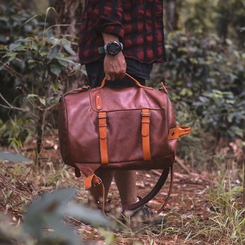 Kael Leather Goods Leather Duffle Bag Hunter Series - Image 4