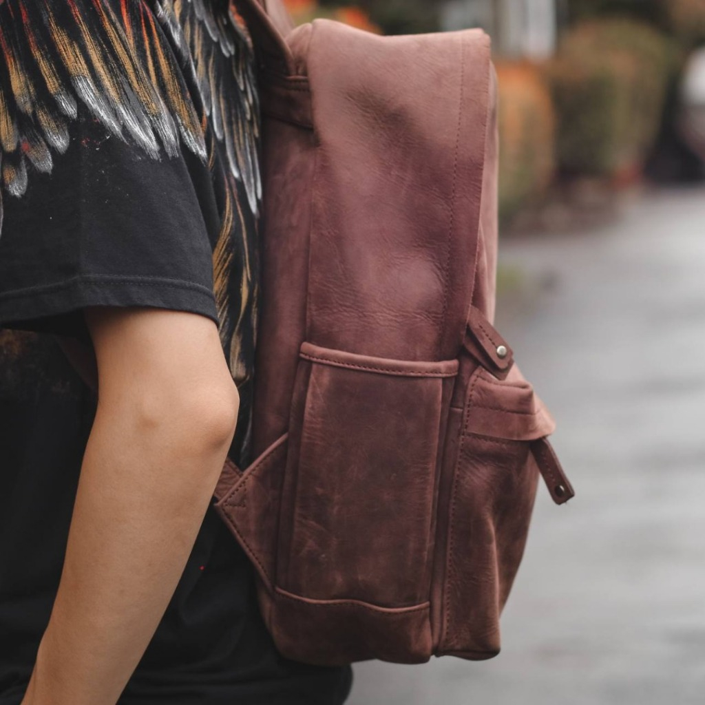 Kael Leather Goods Leather Backpack Whitney Series - Image 3