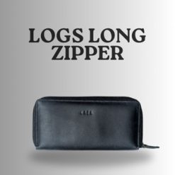 Kael Leather Goods Leather Wallet Logs Zipper Series