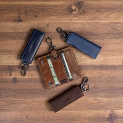 Alternative view of Kael Leather Goods Leather Keychain Jasper Mini Series