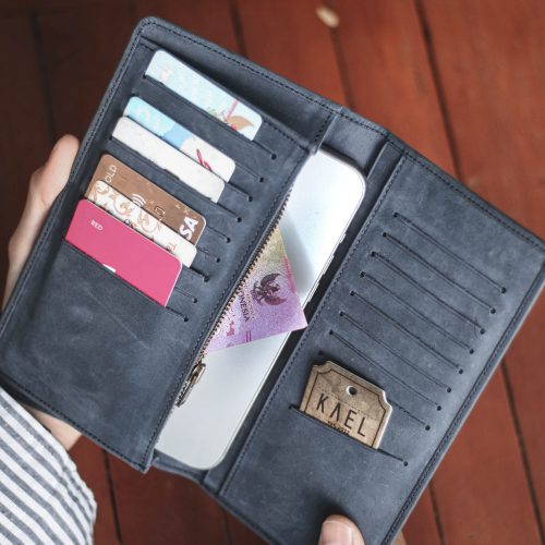 Kael Leather Goods Leather Wallet Long Wallet Series - Image 4