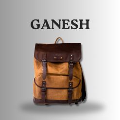 Kael Leather Goods Leather Backpack Ganesh Series