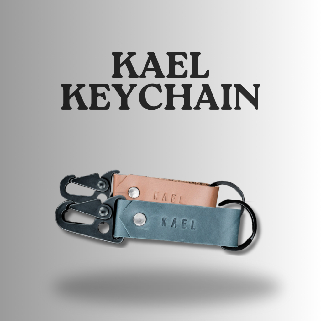 Kael Leather Goods Leather Keychain Snake Series