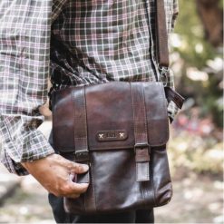 Alternative view of Kael Leather Goods Leather Sling Bag Agha Series