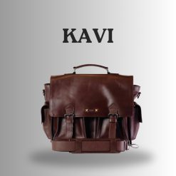 Kael Leather Goods Leather Messenger Bag Kavi Series