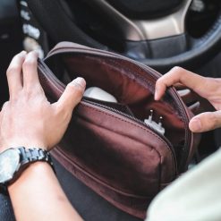 Alternative view of Kael Leather Goods Leather Hand Bag Cherokee Diamond Series