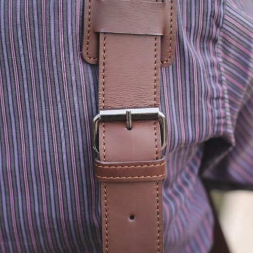 Kael Leather Goods Leather Messenger Bag Kavi Series - Image 4