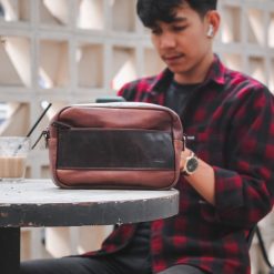 Alternative view of Kael Leather Goods Leather Sling Bag Cherokee Series