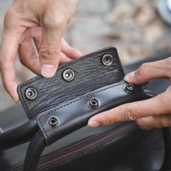 Alternative view of Kael Leather Goods Leather Duffle Bag Manhattan Series