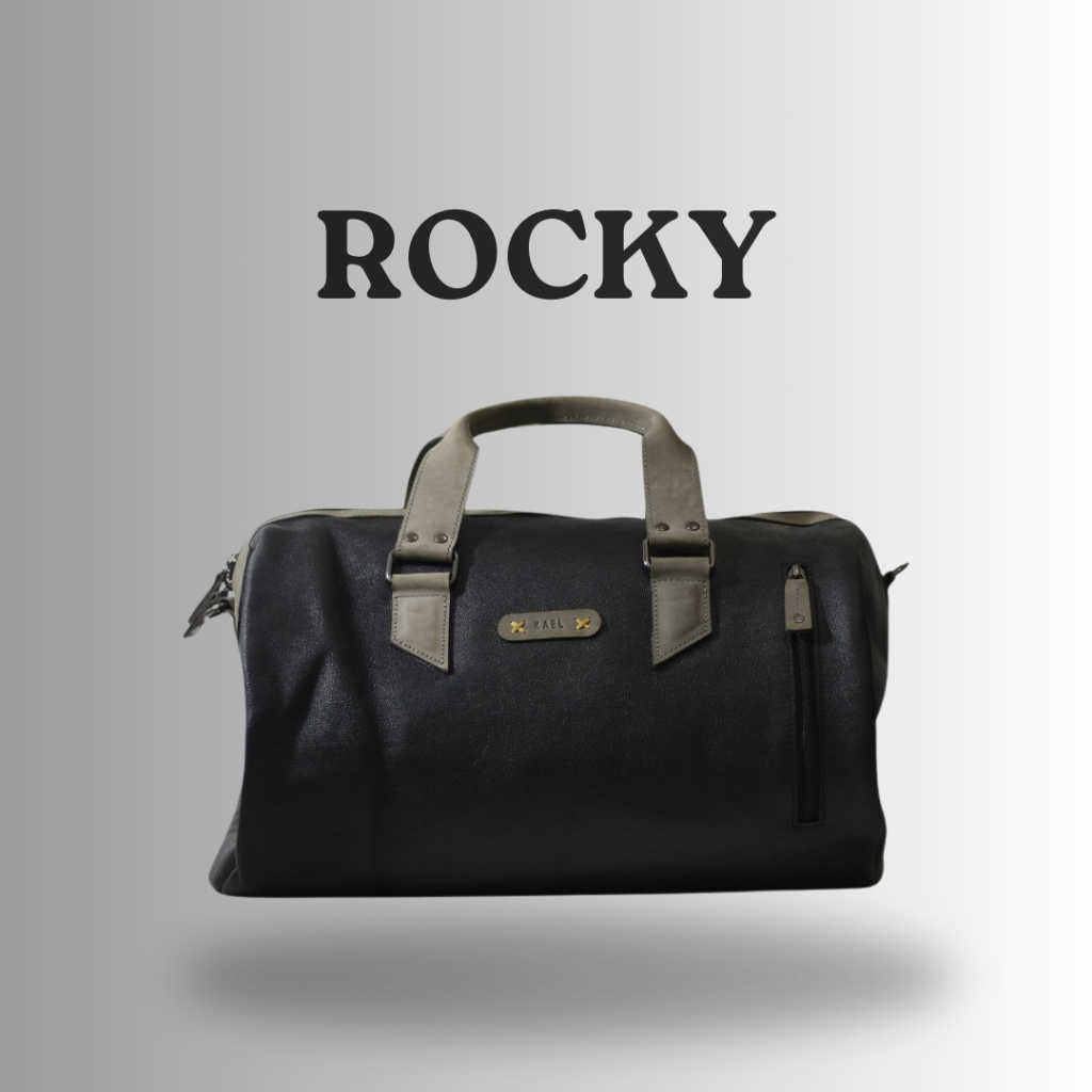 Kael Leather Goods Leather Duffle Bag Rocky Series