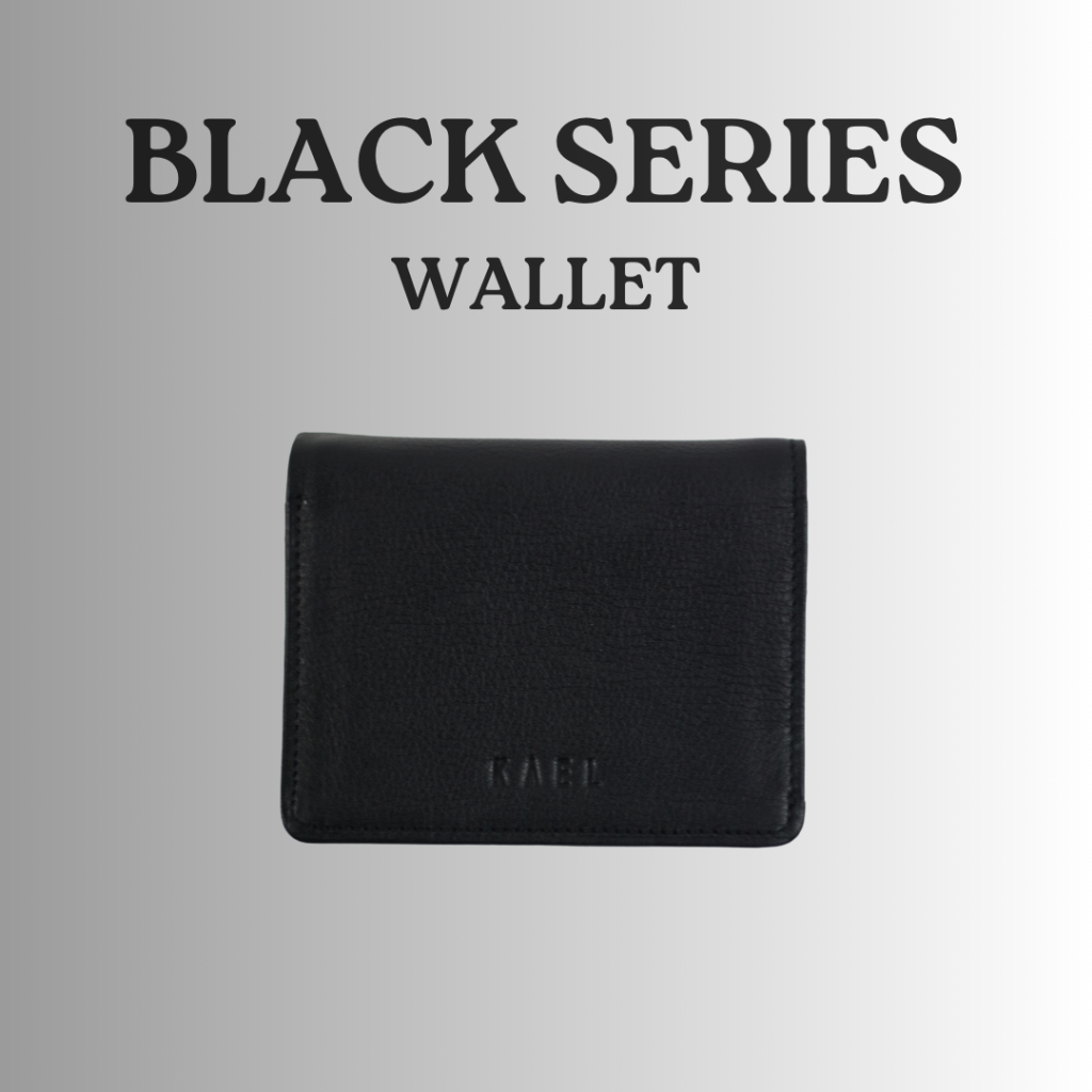 Kael Leather Goods Leather Wallet Black Series