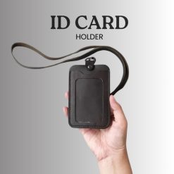 Kael Leather Goods Leather Wallet ID Card Holder Black Series