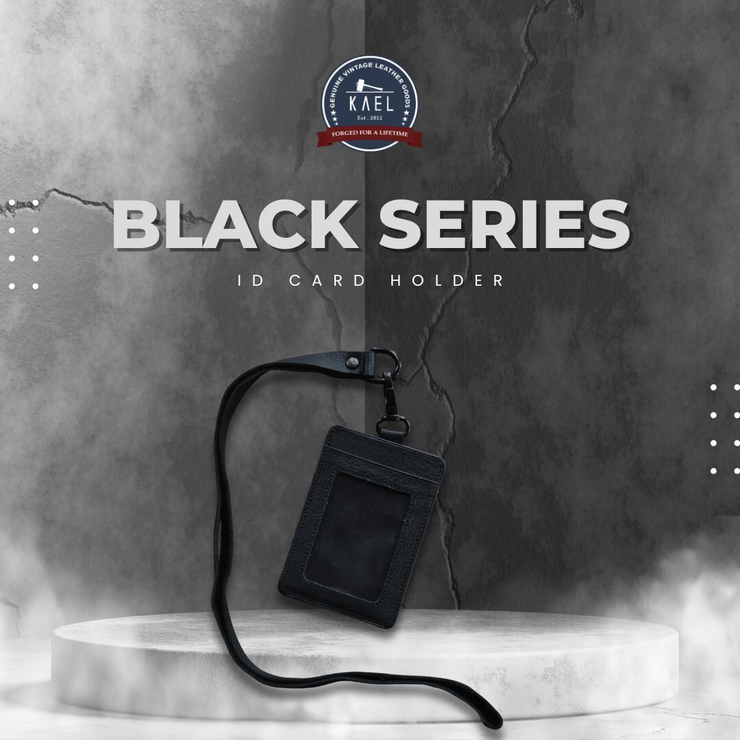 Id card holder black series