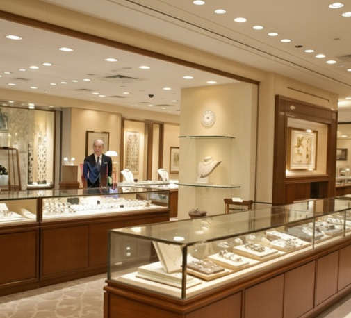 Harga emas perhiasan hari ini 22 Desember 2025 di etalase toko emas