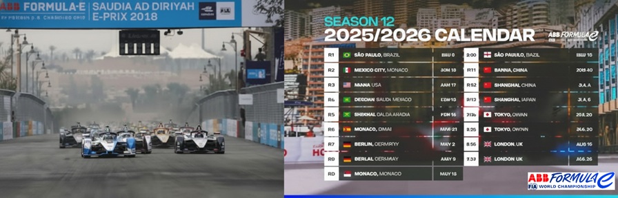 Jadwal ePrix Amerika dan Arab Saudi