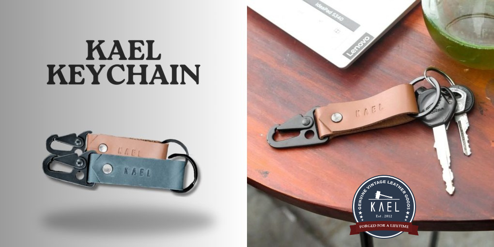 Rekomendasi Kael Leather Goods Leather Keychain Snake Series