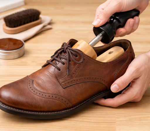 Gunakan Alat Peregangan Sepatu Khusus