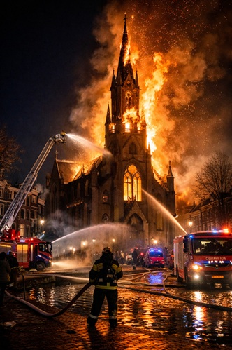Rencana Pemulihan Setelah Gereja Vondelkerk Terbakar