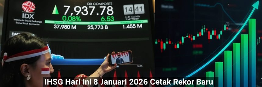 IHSG 8 Januari 2026 Cetak Rekor Baru