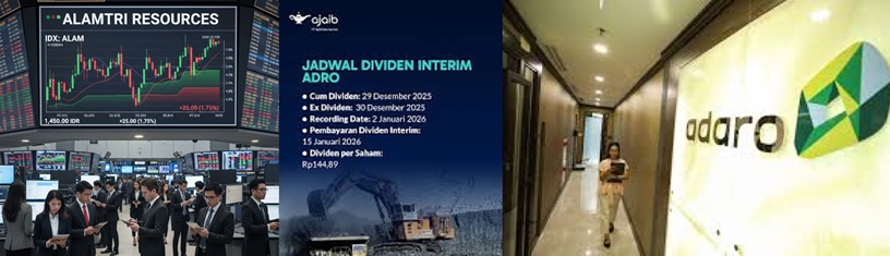 Respons pasar terhadap kebijakan dividen interim Alamtri Resources dan ADRO