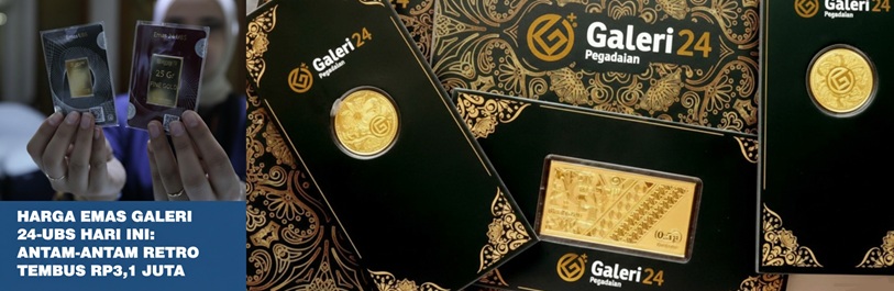 Galeri 24 Jadi Emas dengan Kenaikan Tertinggi Mingguan