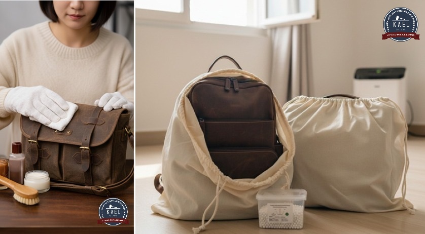 Bersihkan dan Rawat Tas Kulit Sebelum Disimpan