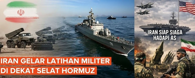 Selat Hormuz Memanas, Iran Siaga Hadapi AS