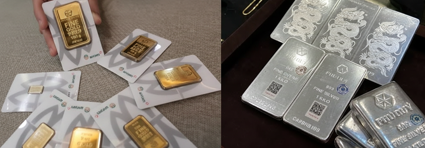 Harga Perak Bertahan di Puncak Bersama Emas