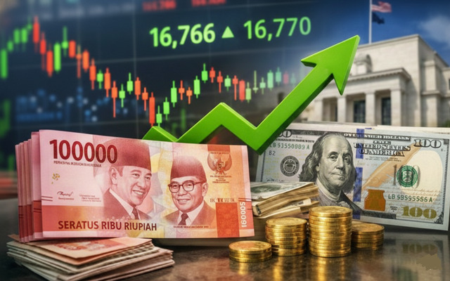Sentimen Global Dorong Penguatan Nilai Tukar