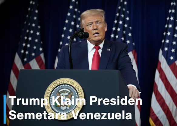 Trump Klaim Presiden Sementara Venezuela, Senat AS Melawan