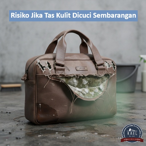 Risiko Jika Tas Kulit Dicuci Sembarangan
