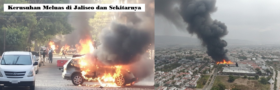 Kerusuhan Meluas di Jalisco dan Sekitarnya