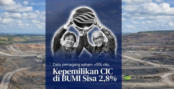 Kepemilikan CIC Kian Menipis, Babak Akhir Segera Tiba