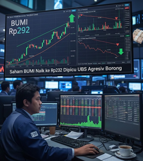 Saham BUMI Naik ke Rp292 Dipicu UBS Agresif Borong